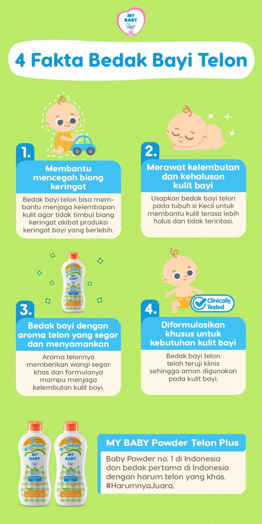 4 Fakta Bedak Bayi Telon