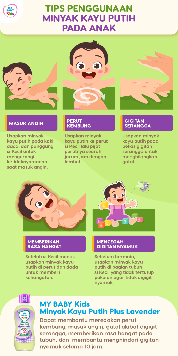 Tips Penggunaan Minyak Kayu Putih pada Anak