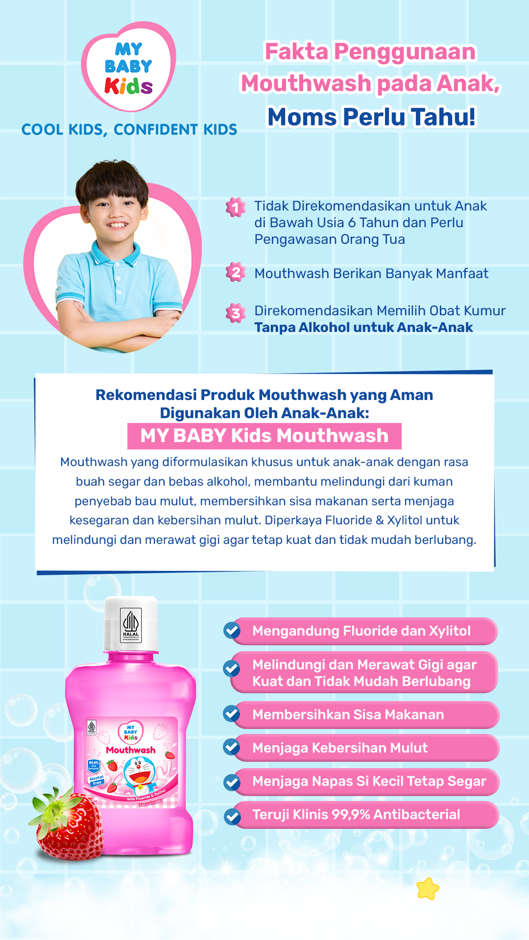 3 Fakta Penggunaan Mouthwash pada Anak, Moms Perlu Tahu!