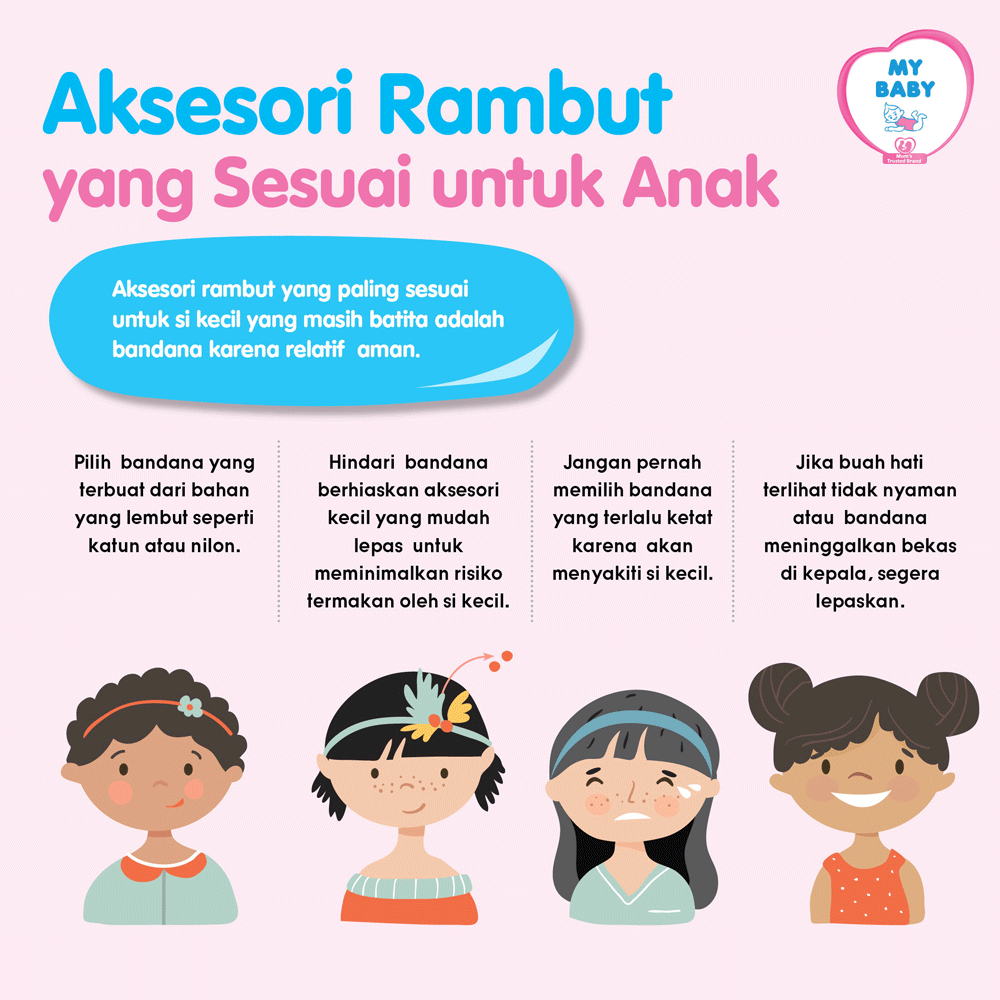 Aksesoris Rambut Yang Sesuai Untuk Anak