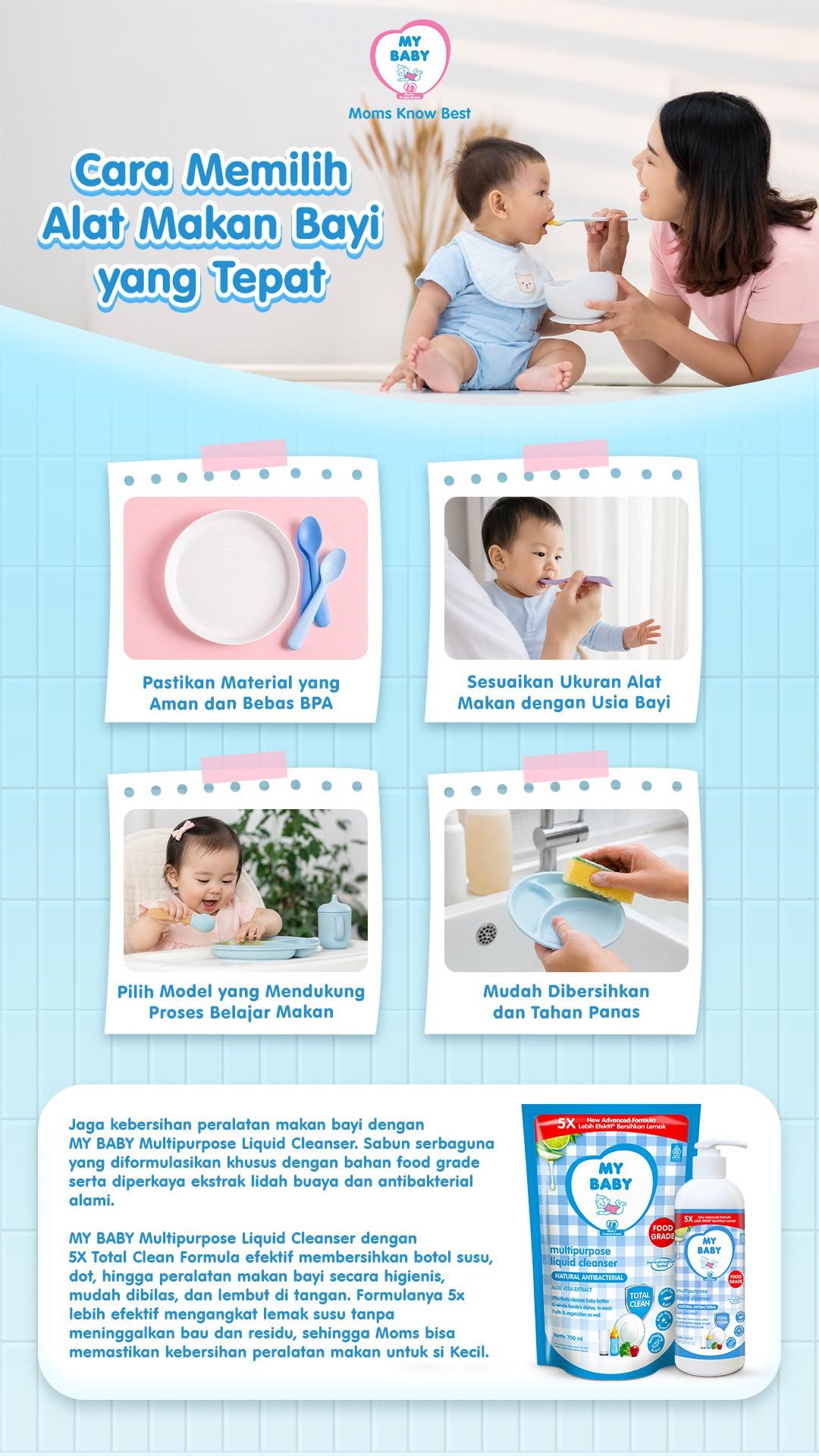 Cara Memilih Alat Makan Bayi yang Tepat