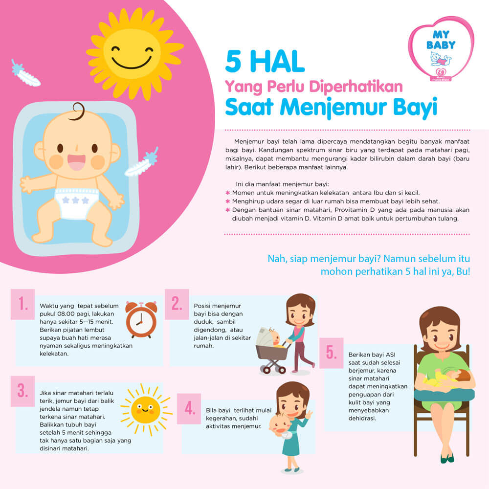 5 Hal Yang Perlu Diperhatikan Saat Menjemur Bayi
