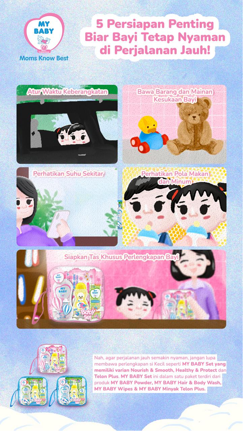 5 Persiapan Penting Biar Bayi Tetap Nyaman di Perjalanan Jauh!