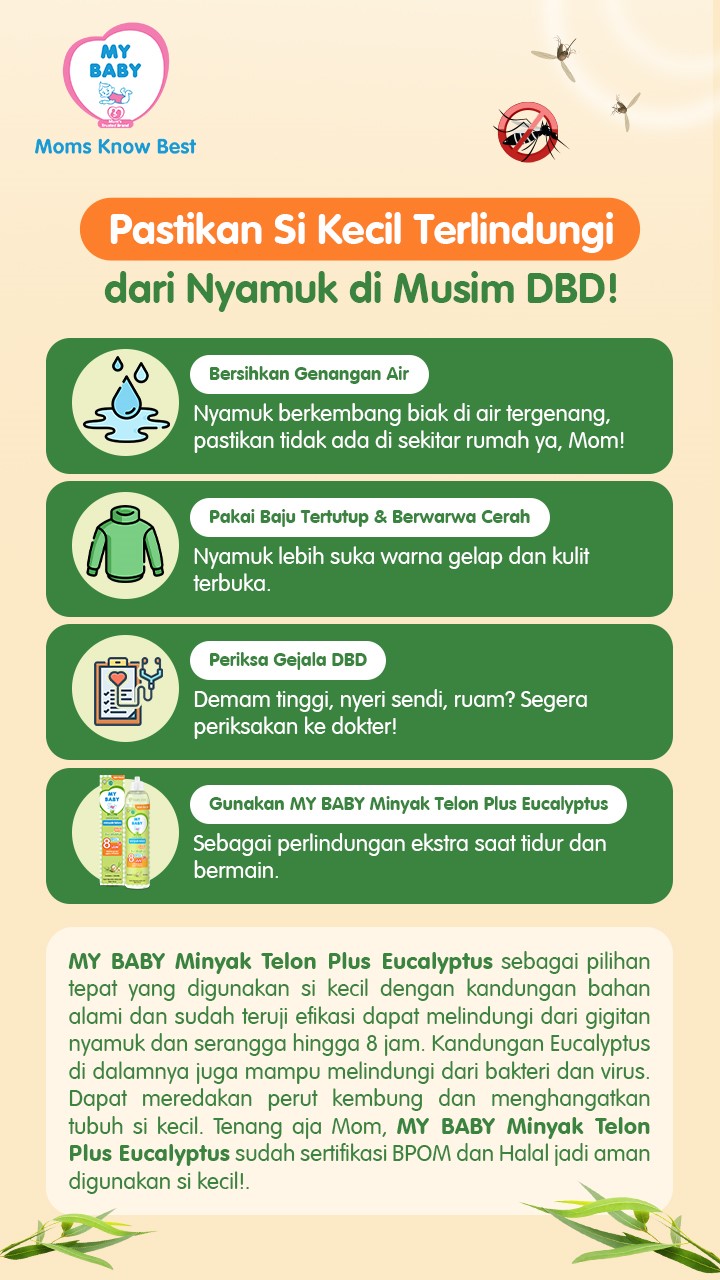 Pastikan si Kecil Terlindungi dari Nyamuk di Musim DBD