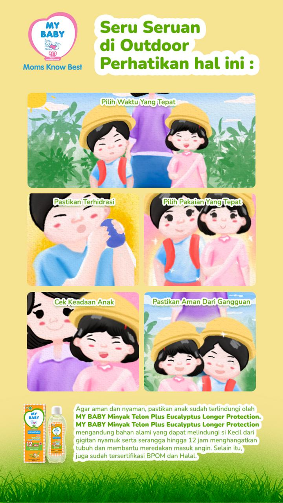 Piknik, Outbound, Sampai Main Sepeda! Ini Tips Biar Si Kecil Tetap Nyaman Saat Seru-Seruan Outdoor