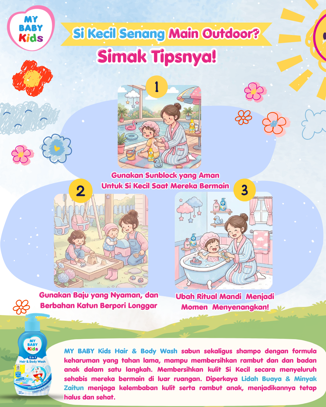Si Kecil Senang Main Outdoor? Simak Tipsnya!