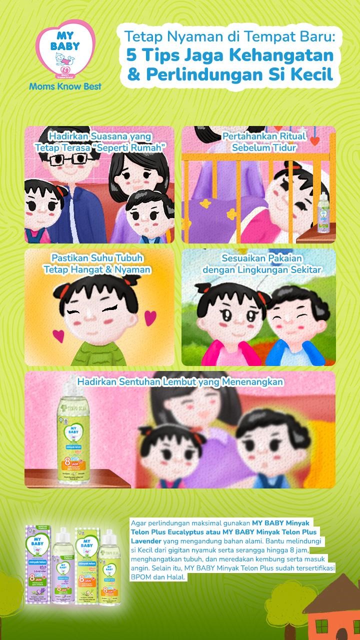 Tetap Nyaman di Tempat Baru, 5 Tips Jaga Kehangatan dan Perlindungan Si Kecil