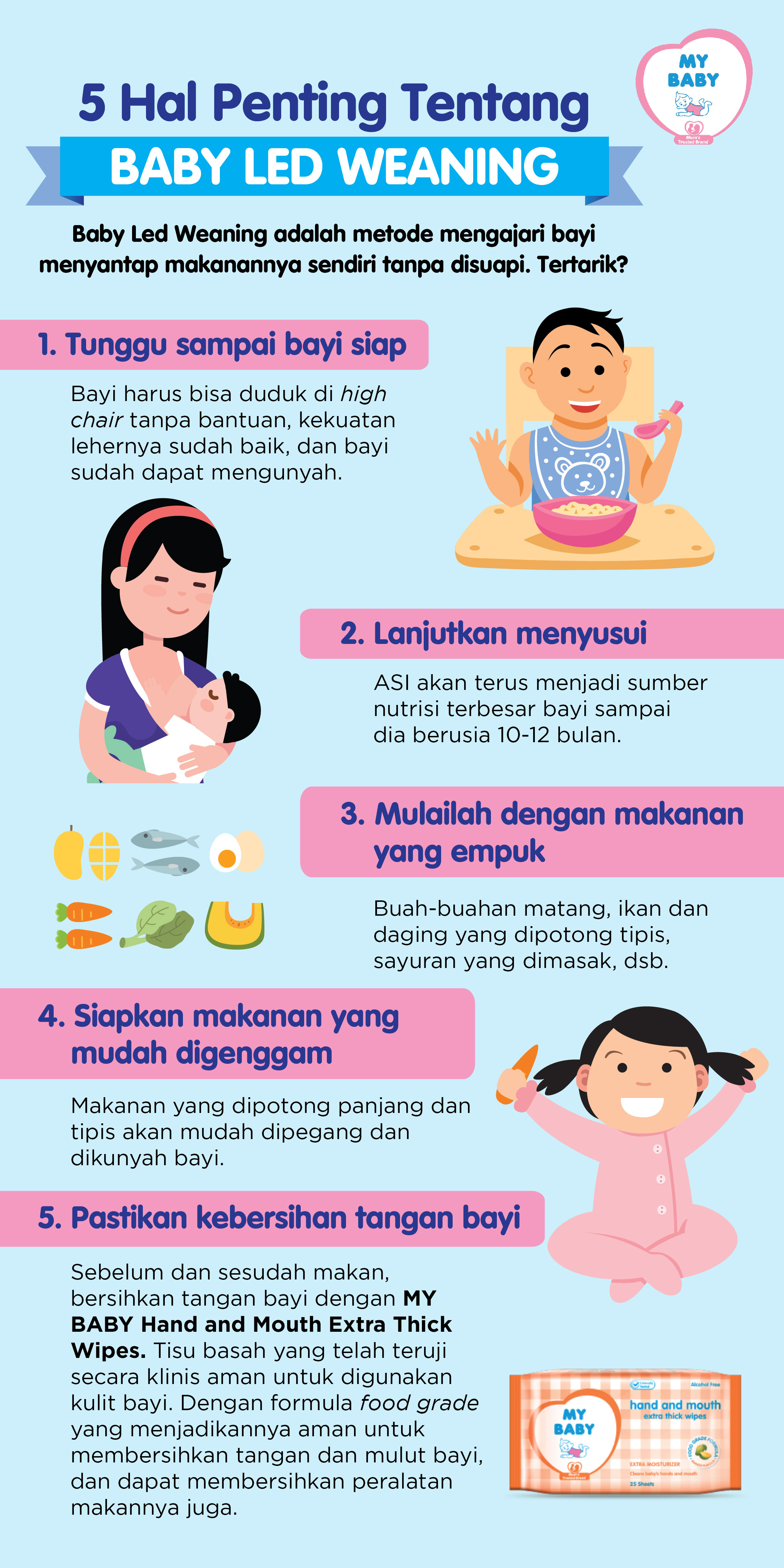 5 Hal Penting Tentang Baby Led Weaning