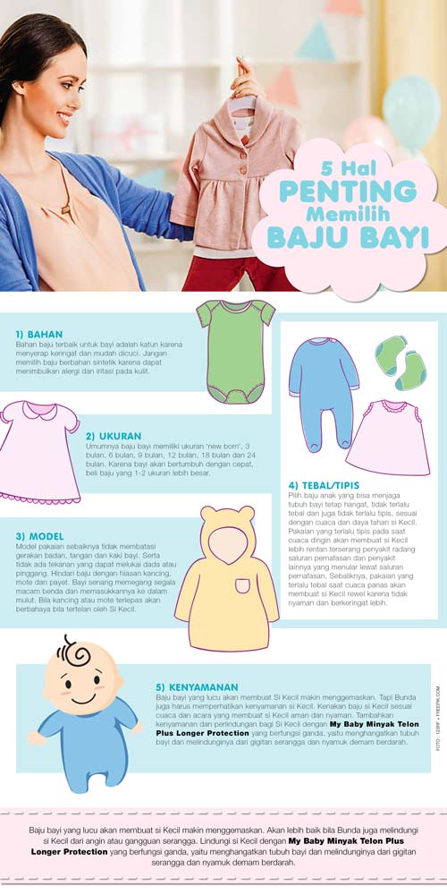 5 Hal Penting Memilih Baju Bayi
