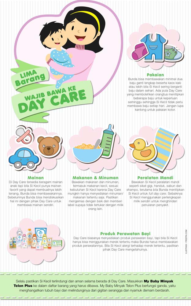 Lima Barang Wajib Bawa ke Day Care